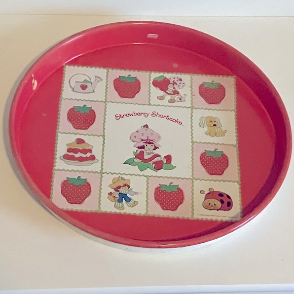 Vintage Strawberry Shortcake Metal Serving Tray - Picture 5 of 5
